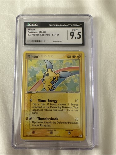 Minun graded CGC 9.5 for sale on eBay
