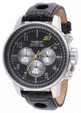 Invicta S1 Rally Champion Mens Chronograph Quartz Watch 48mm Black 45909 New NIB