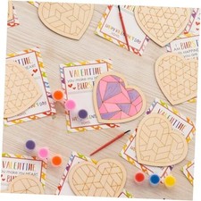Valentines Day Gifts for Kids - 28 Pack Mosaics Kits with Heart Barn Quilt