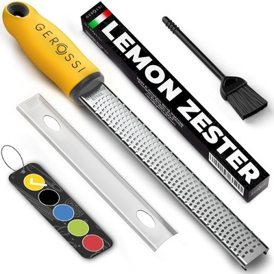 Stainl Steel Cheese and Citrus Zester Grater w/Extra  Blade -
