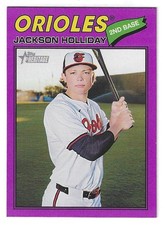 2026 Topps Heritage Light Purple - Jackson Holliday - Baltimore Orioles  #218