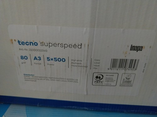 2 x 500 = 1000 Blatt DIN A3 Kopierpapier Druckerpapier 80 100 gr weiß - Bild 3 von 5