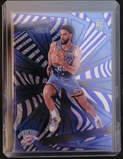 2024-25 Panini Revolution - Rookies Ajay Mitchell #122 Blue Storm (RC)