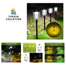 Elegant Solar Pathway Lights, 200 Lumens - Adjustable for Lawn & Driveway