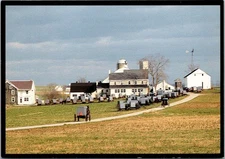 Amish Wedding Parking Horse & Buggys Lancaster Pennsylvania c1990 Postcard