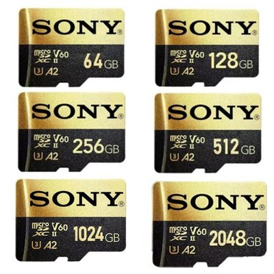 Micro SD Karte SDXC Speicherkarte C10 V60 Memory Card TF Card 64GB 512GB 1TB 2TB
