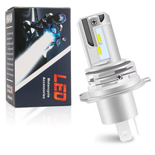 H4 LED Motorcycle Headlight Bulbs Hi Lo Beam Moto Lights for Yamaha Kawasaki Suz