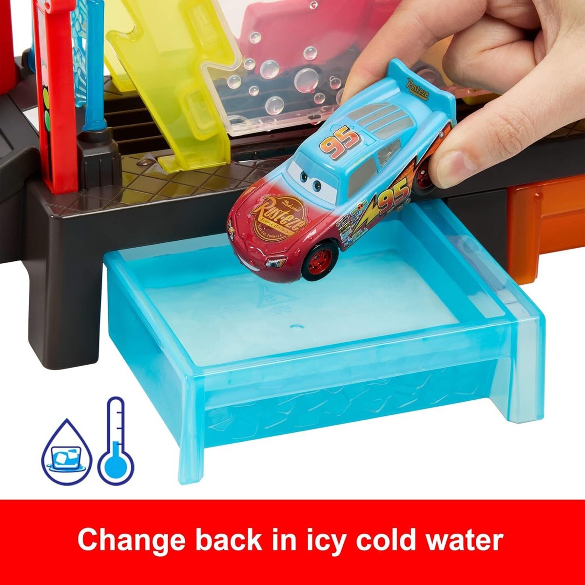 カーズ マテル RACE READY CAR WASH カラーチェンジャー Color Changers Race Ready Car Wash Playset [Includes