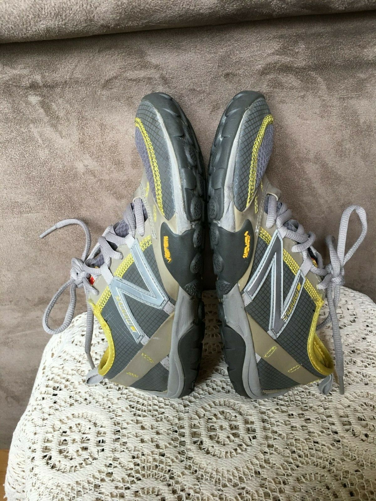 SAOLA NUOVE BALANCE MINIMUS SCARPE DA TRAIL GRIGIO GIALLO WO10GR TAGLIA EU 36 US 5 5