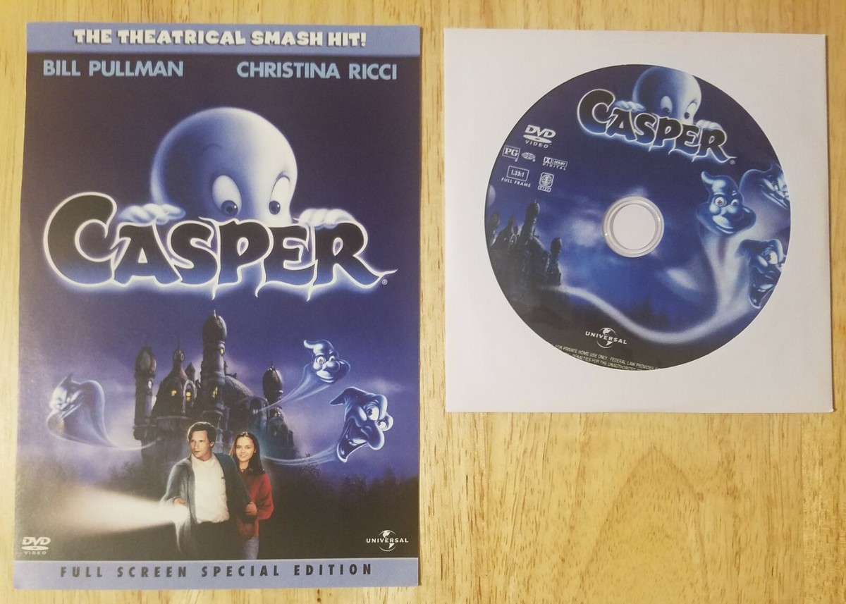 Casper Movie (DVD, 2003, Widescreen Edition) No case. 25192379420