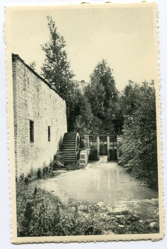 CPA 60 – Vieux Moulin / Église – Carte Postale Ancienne, Oise, Noir Et Blanc, 1900