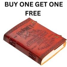 Handmade Vintage Leather Journal 7x5-200 Pages, Free Shipping, BOGO