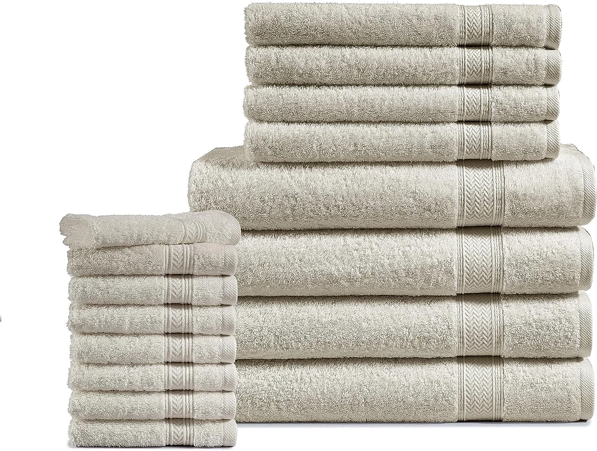 Lane Linen Bath Sheets Towels for Adults- 100% Cotton Extra Large Bath Towels, 4 Piece Bath Sheet Set, Quick Dry, Absorbent Bath Towels for Bathroom