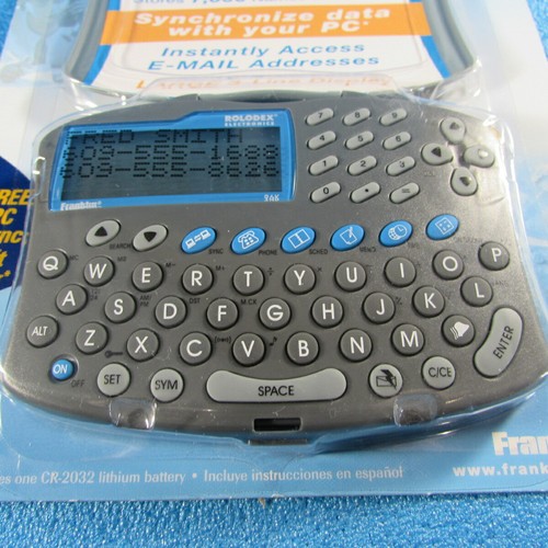 Rolodex Electronics Franklin Personal Organizer RF-8003 96KB Memory  - Picture 3 of 3