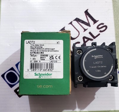 SCHNEIDER LADT2 ON DELAY TIMER ADD ON BLOCK TIMING 1-30S KOSTENLOSER SCHNELLE...