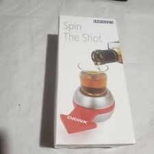 Barbuzzo Original Spin the Shot Drinking Game, Incl. 2 Ounce Shot  Vintage Shot