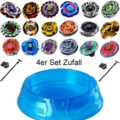 ARENA 45cm + 4er SET Zufall KREISEL FÜR BEYBLADE METAL FUSION 4D Zero G Arena