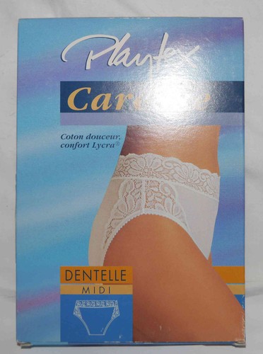 Culotte Gainante Playtex Caresse Midi - Taille 5 - Blanc Microfibre - Neuf Avec étiquettes