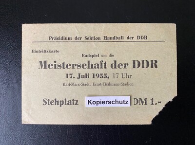Endspiel DDR Feldhandball 17.Juli 1955 BSG Motor Rostock - SG Dynamo Halle
