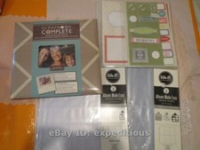 SCRAPBOOK COMPLETE ALBUM EXTRA 12x12 PAGES EMBELLISHMENTS PHOTO SLEEVES REFILLS