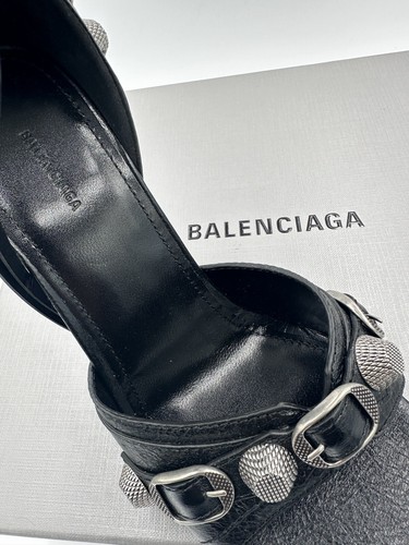 New! Balenciaga 'Cagole' Slingback Stiletto Sandals 7 US 37 Eur. MSRP $1350 - Foto 2 di 9