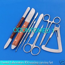 Dental Laboratory Technicians Kit waxing carving Instruments Stainless Steel