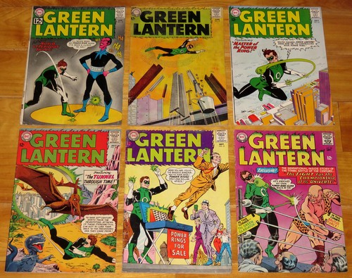 DC 1963-65 GREEN LANTERN No. 18 Sinestro, 21 1st Polaris, 22, 30, 31 & 39 +Bonus