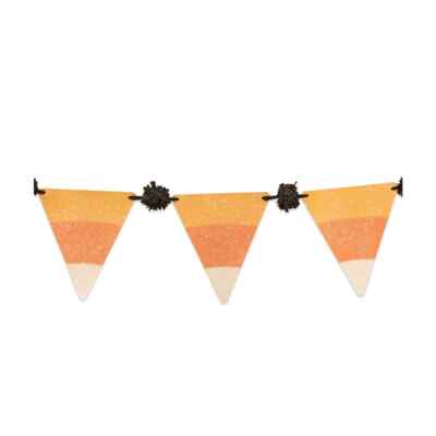 Bethany Lowe Halloween Fall Halloween Candy Corn Garland-72''L
