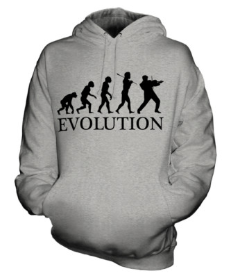 ROCK VIOLINIST EVOLUTION OF MAN UNISEX HOODIE HERREN DAMEN DAMEN GESCHENK MUSIKER