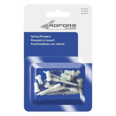 8 Pack Screen Spring Plunger Pull Pin Bolt & Cap 5/16'' Frame Window Screening