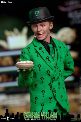 Nueva figura de acción Mars Toys MAT017 1/6 Batman Batman 1966 The Riddler en stock - Imagen 14 de 24