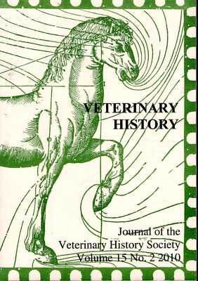 Jones, Bruce V  VETERINARY HISTORY : JOURNAL OF THE VETERINARY HISTORY SOCIETY,