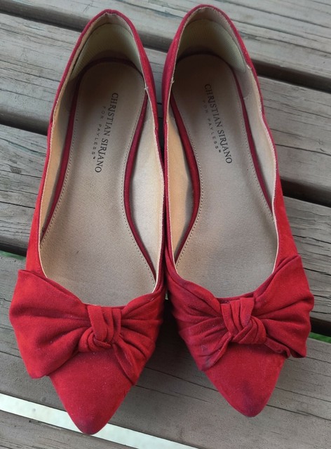 red flat shoes payless