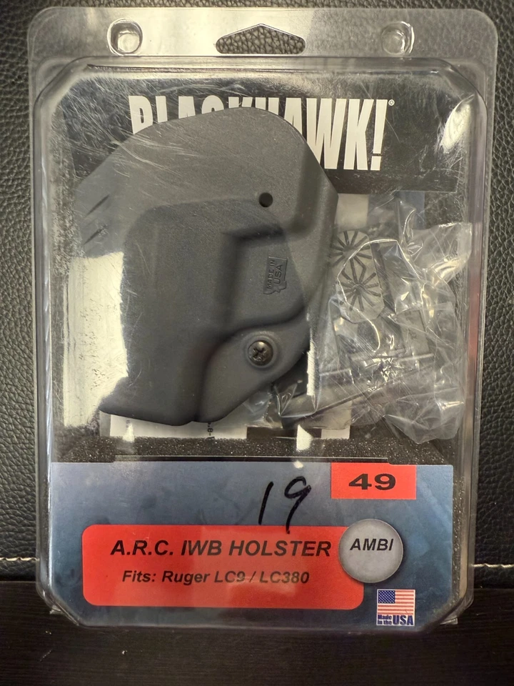 Blackhawk Standard A.R.C IWB Holster Ruger LC380/LC9 Urban Gray - 417549UG - Image 2 of 2