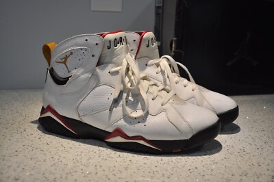 Jordan 7 Retro Cardinal Size: 10.5 (2011) WHITE/BRONZE  display picture 2