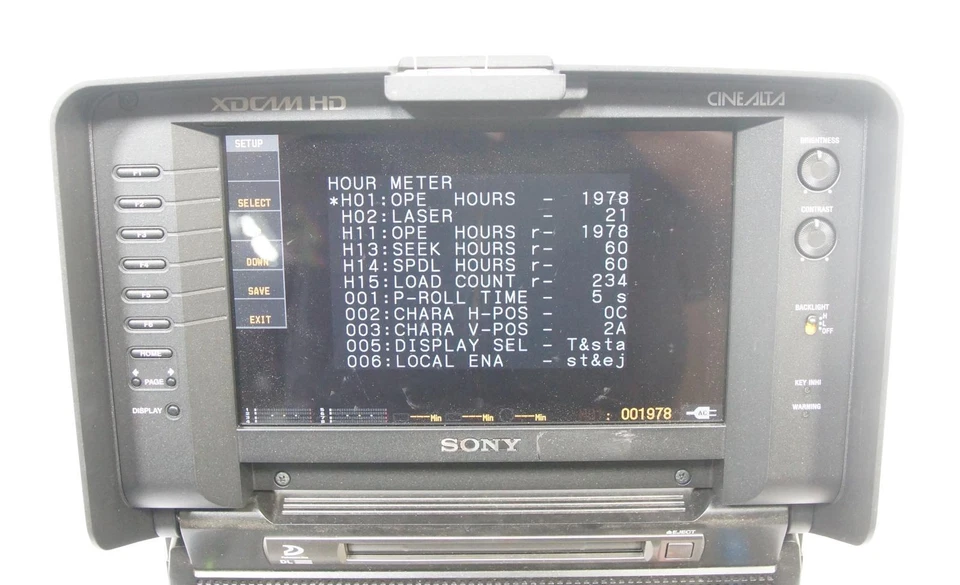 Sony PDW-HR1 XDCAM Professional Disc Field Recorder - Bild 3 von 4