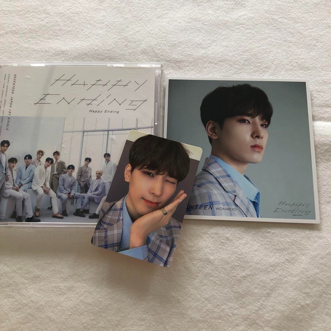 SEVENTEEN Happy Ending Japan Single Album CD Normal Ver WONWOO