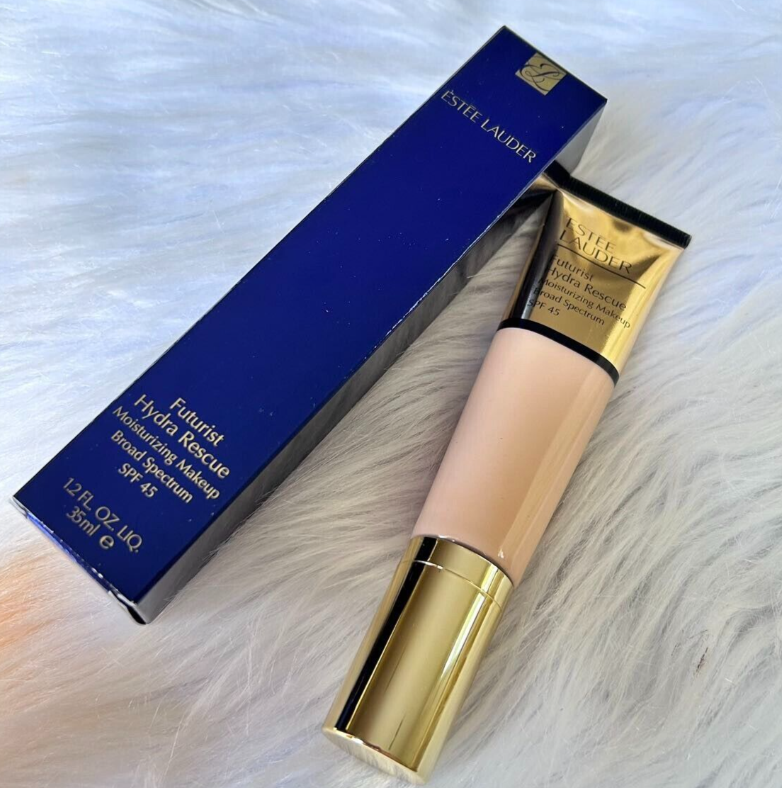 New Estee Lauder Futurist Hydra Rescue Foundation SPF45~1N0