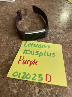 Letscom ID115Plus HR Purple Heart Rate Sleep Monitor Fitness Activity Tracker