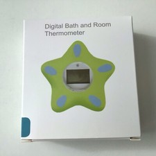 Digital Thermometer for Baby Bath and Room, Waterproof and Floats in Water