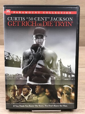 DVD   Get Rich or Die Tryin'   2 DVDs   Curtis 50 Cent Jackson #K60