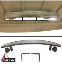GTW 17 inch Convex Golf Cart Mirror and Bracket Universal Fit