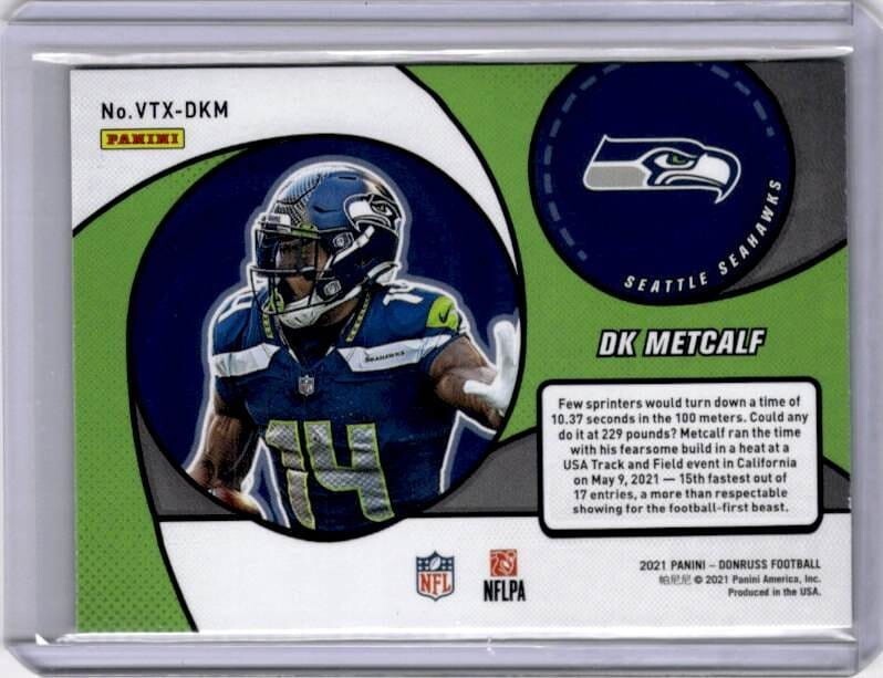 2021 Panini Donruss - Vortex DK Metcalf #VTX-DKM for sale online