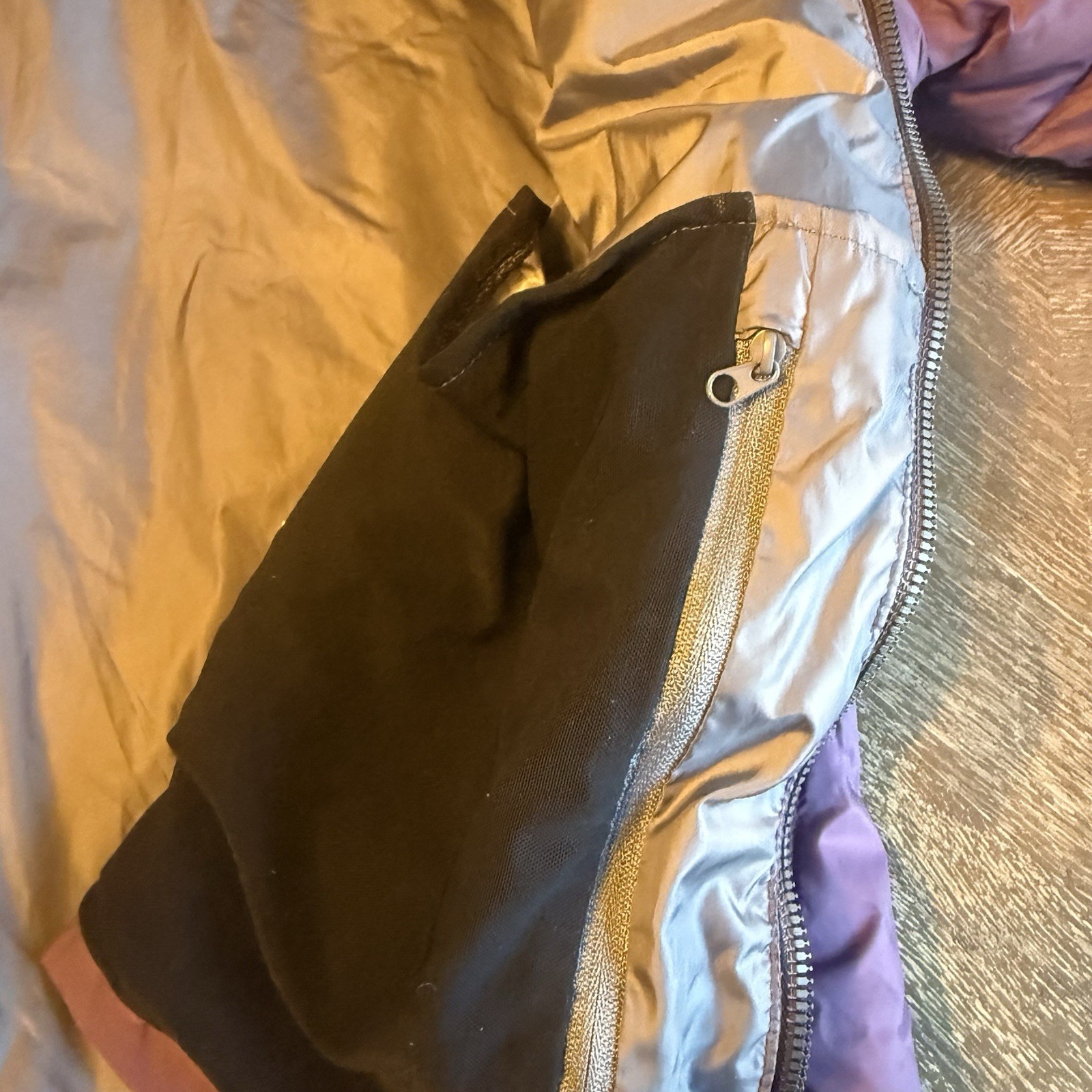 Crane Performance Purple Down/feather Puffer Jack… - image 7