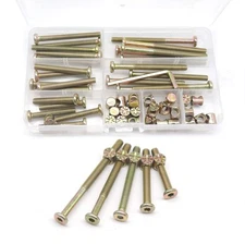 Cseao Crib Screws,bed Frame Bolts And Nuts Kit, Crib Parts, Bunk Bed S