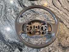 Ford F-150 F150 Gray Leather Steering Wheel 97-03 Oem Grey Ford F-150 F150 Gray Leather Steering Wheel 97-03 Oem Grey