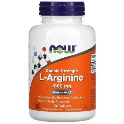 Now Foods L-Arginin 1000 mg - 120 Tabletten