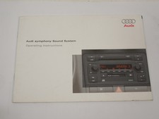 Audi Symphony Stereo Sound System Handbook Manual 24156645120