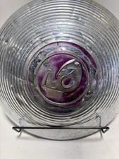1954-1956 Mercury 15 Hubcap Wheel Cover Oem Purple Emblem 1954-1956 Mercury 15 Hubcap Wheel Cover Oem Purple Emblem