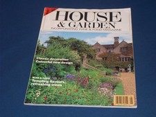 1991 AUGUST BRITISH HOUSE & GARDEN MAGAZINE - NICE DESIGN IDEAS - H 14499